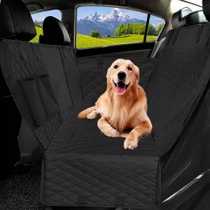 dog car seat cover, dog seat covers, back seat cover for dogs, car seat protector for dogs, waterproof back seat cover for dogs, dog car hammock