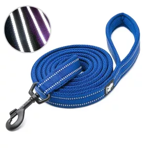 dog leash, nylon leash, reflective leash