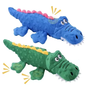 dog chew toy, dog squeak toy, crocodile toy